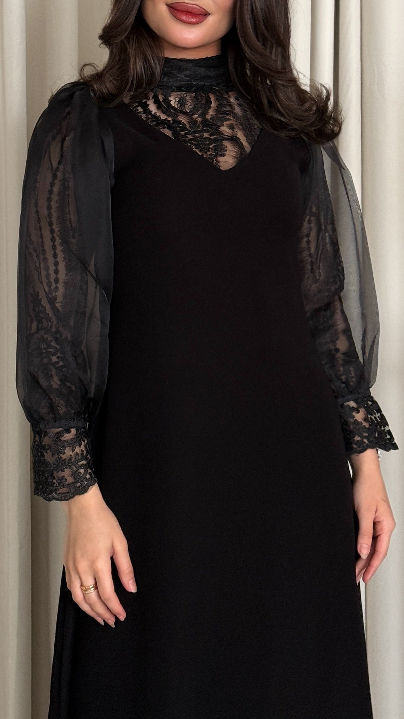 Summer black dress