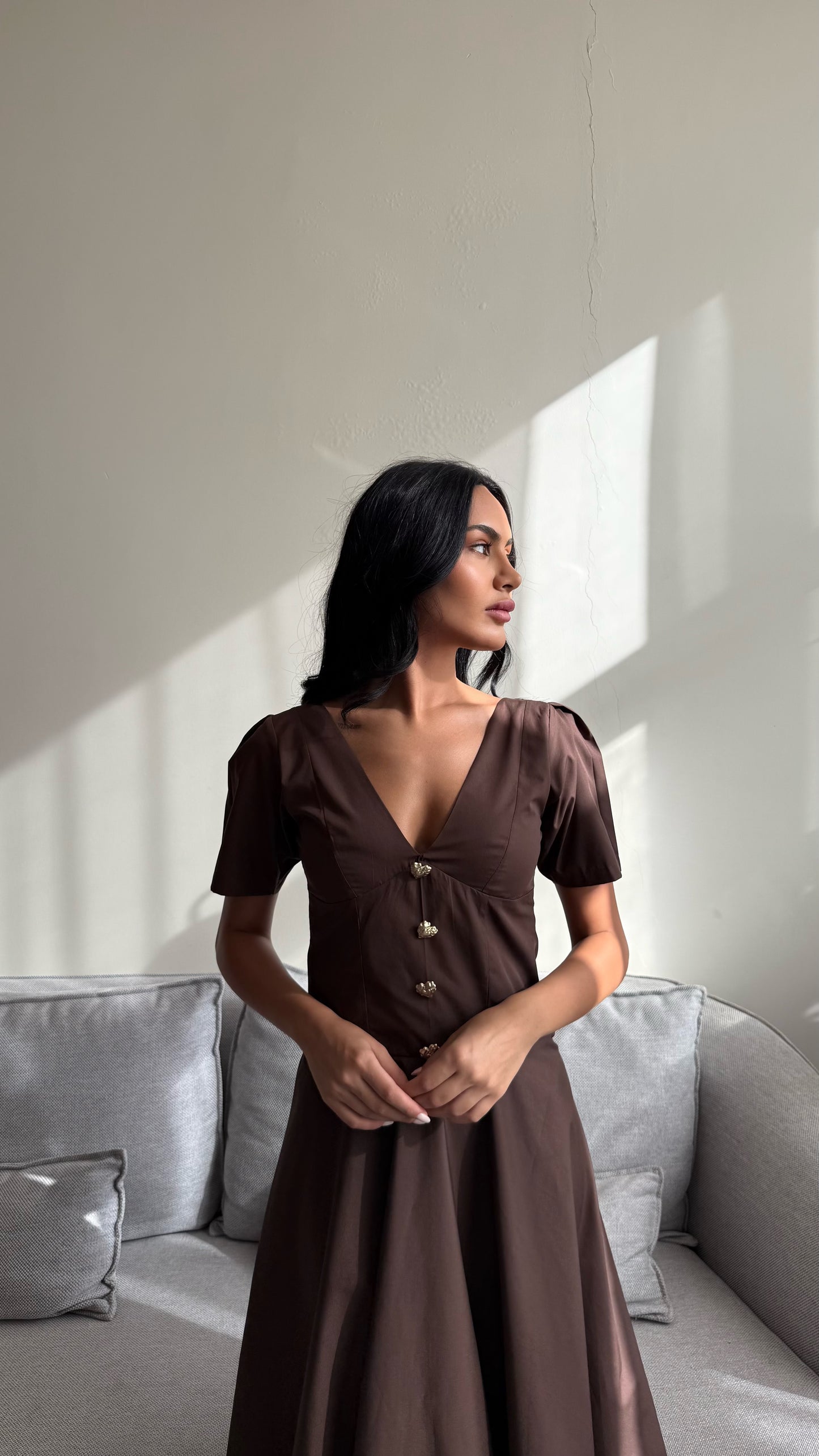 Brown dress