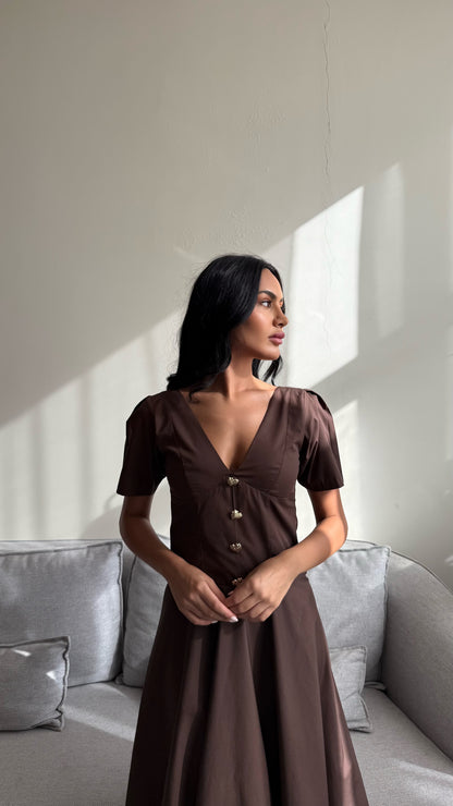 Brown dress
