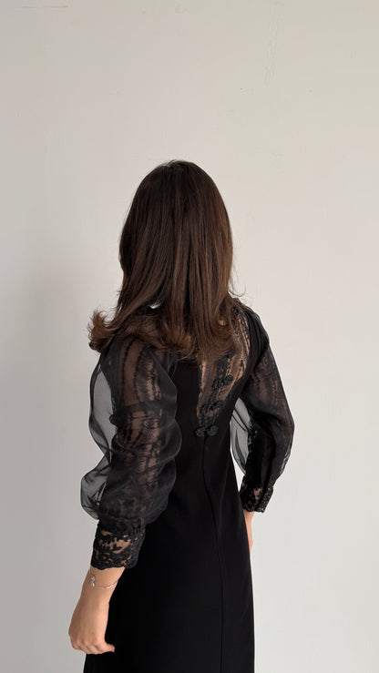 Summer black dress