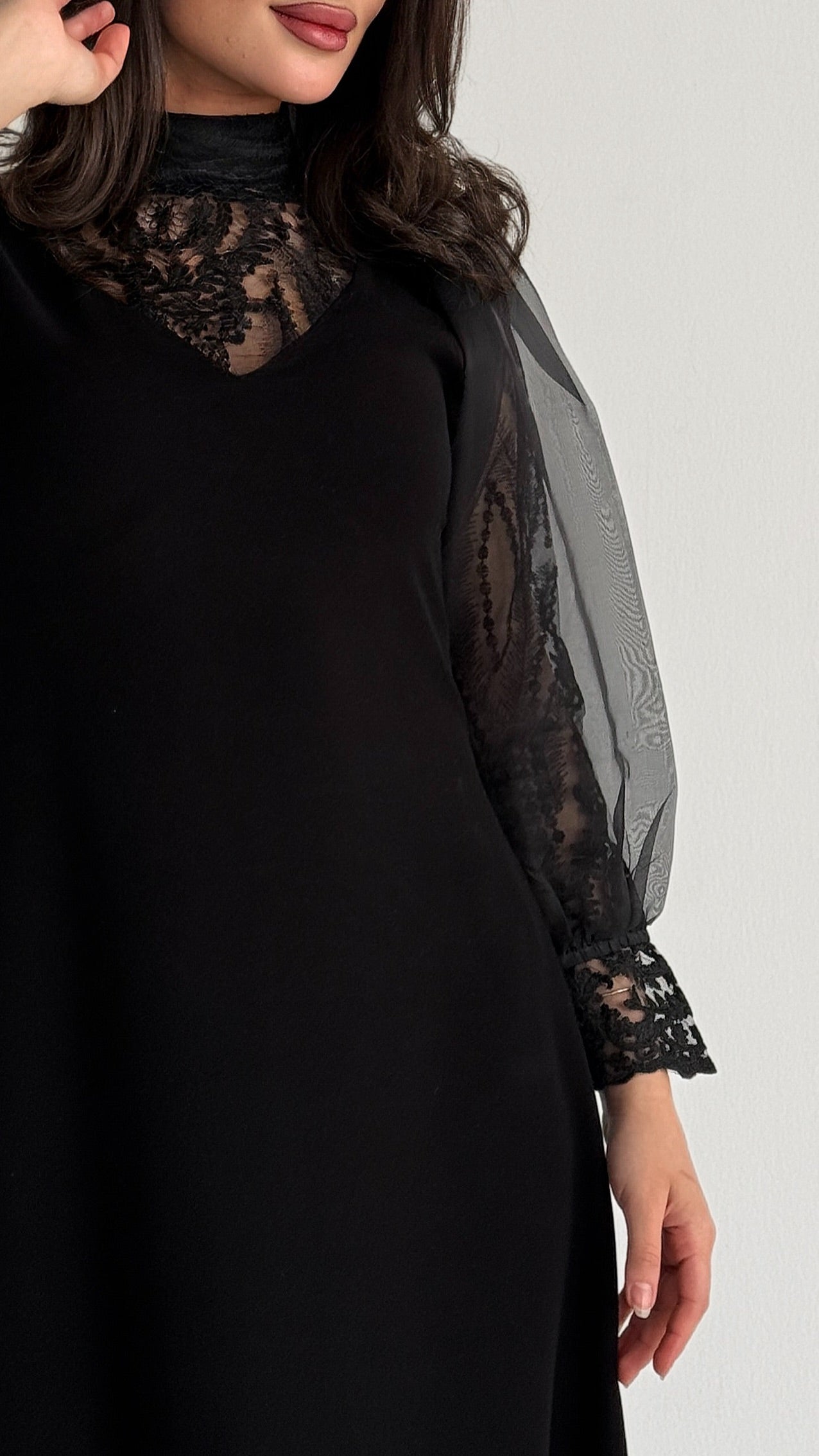 Summer black dress