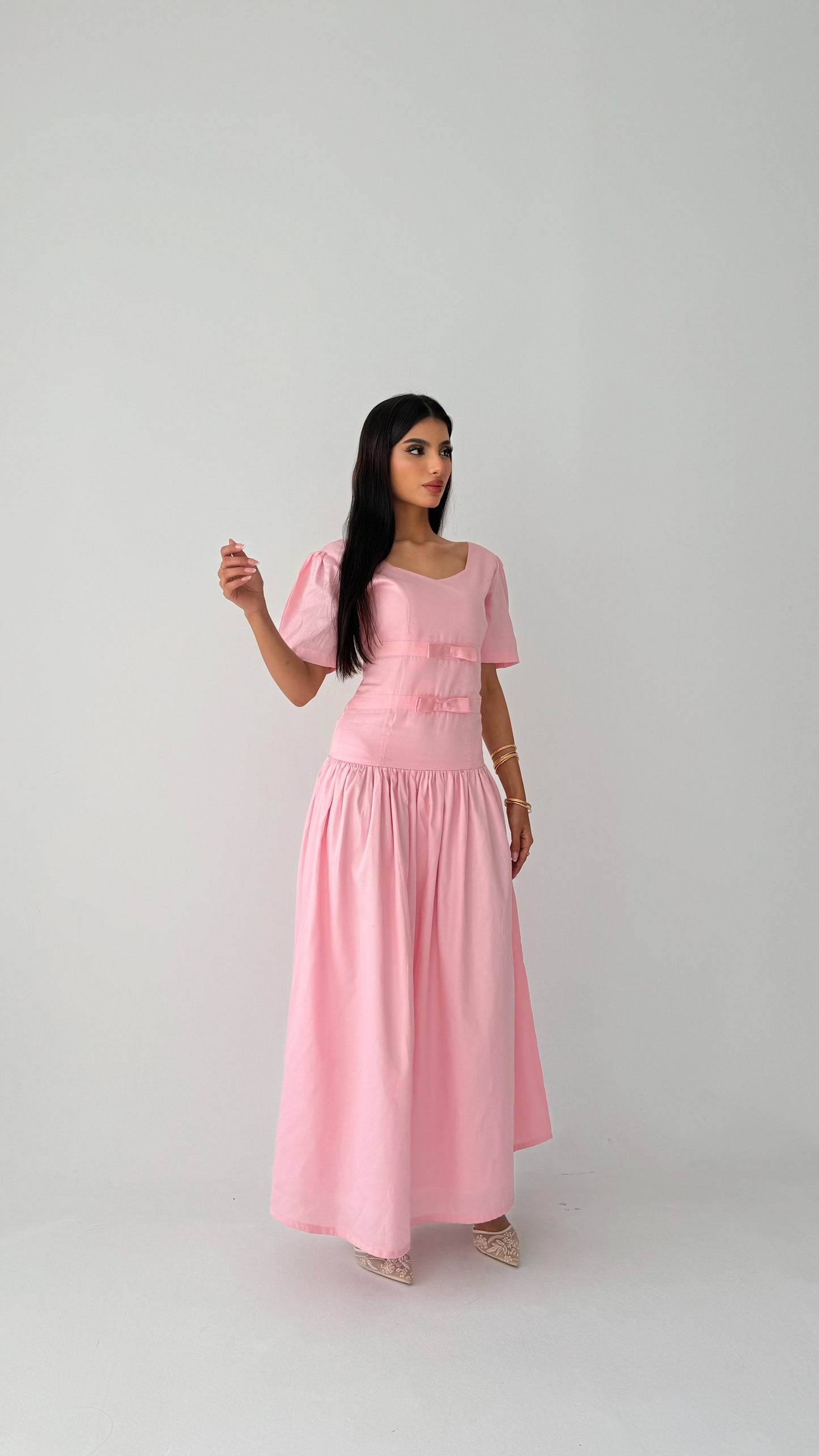 Soft pink dress