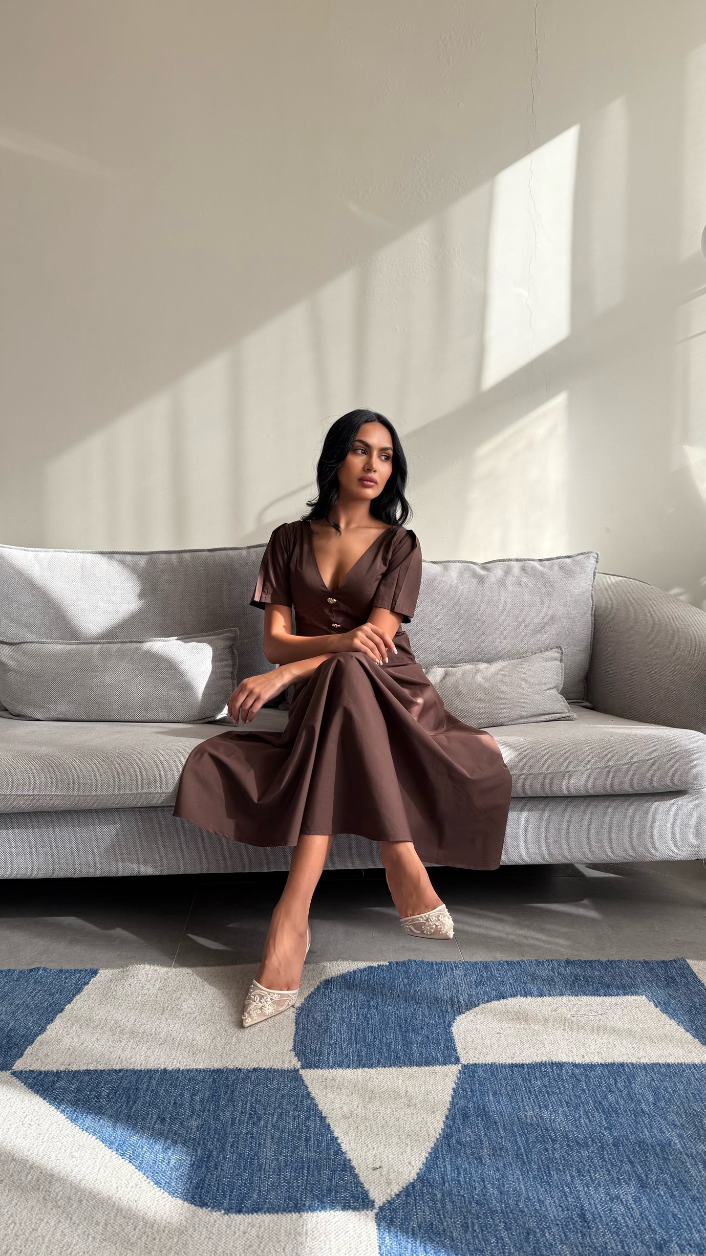 Brown dress