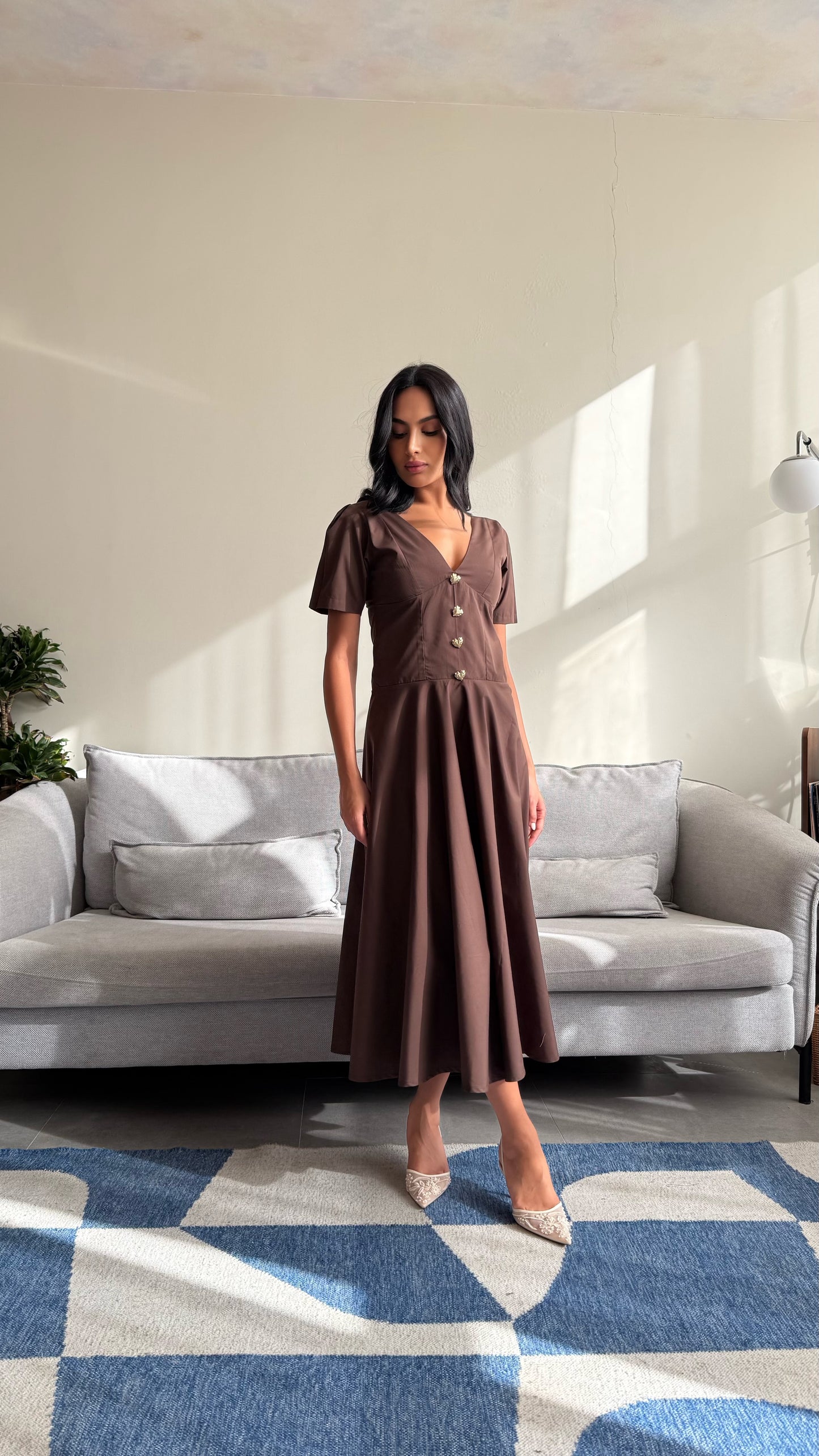 Brown dress