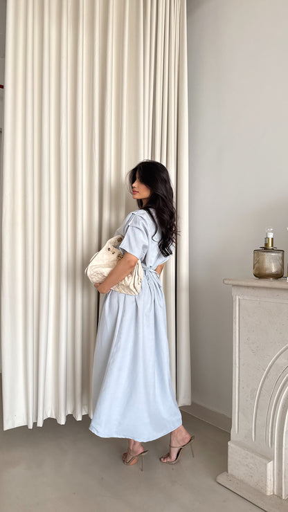 Turkish linen cloud dress