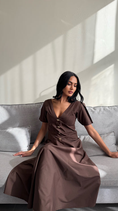 Brown dress