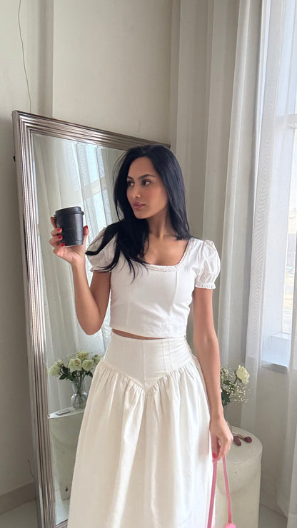 Skirt and top