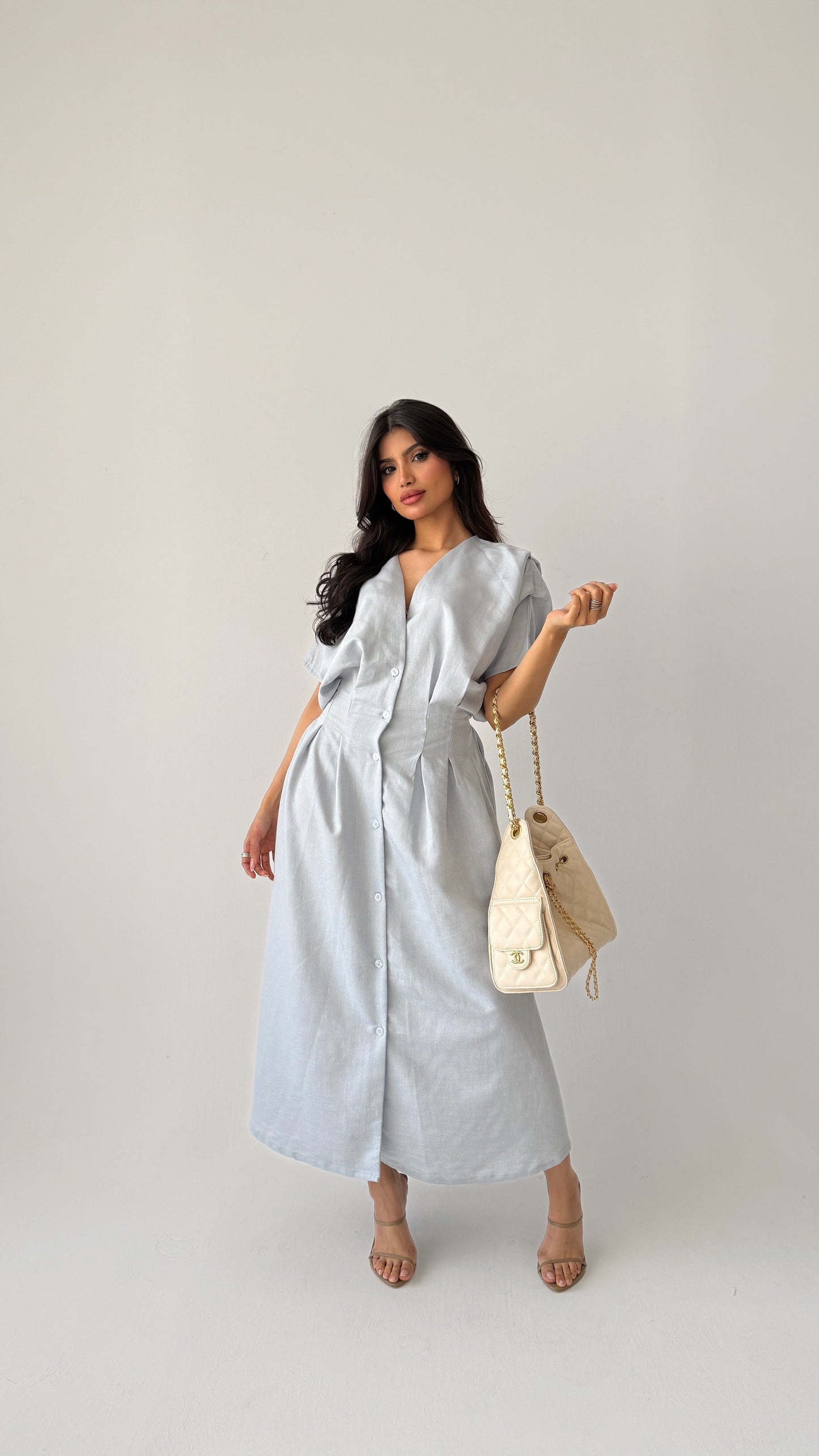 Turkish linen cloud dress