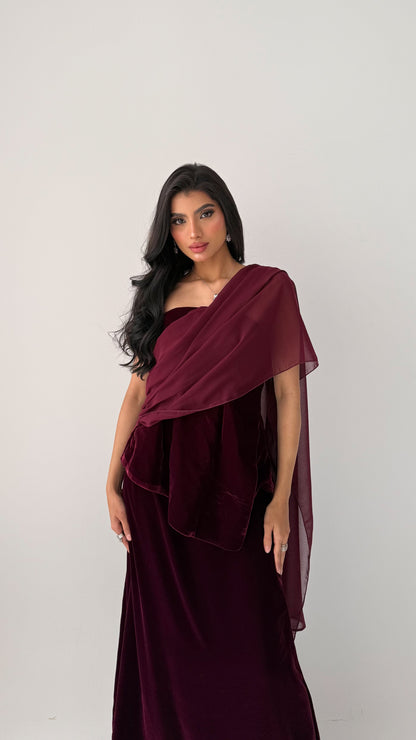 Burgundy set