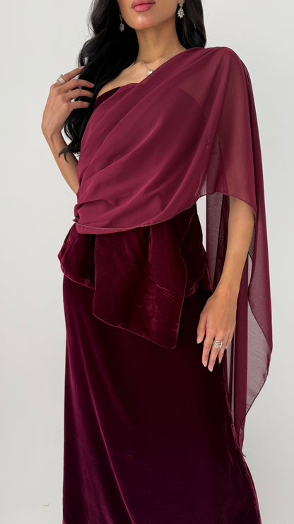 Burgundy set