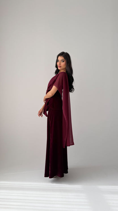 Burgundy set