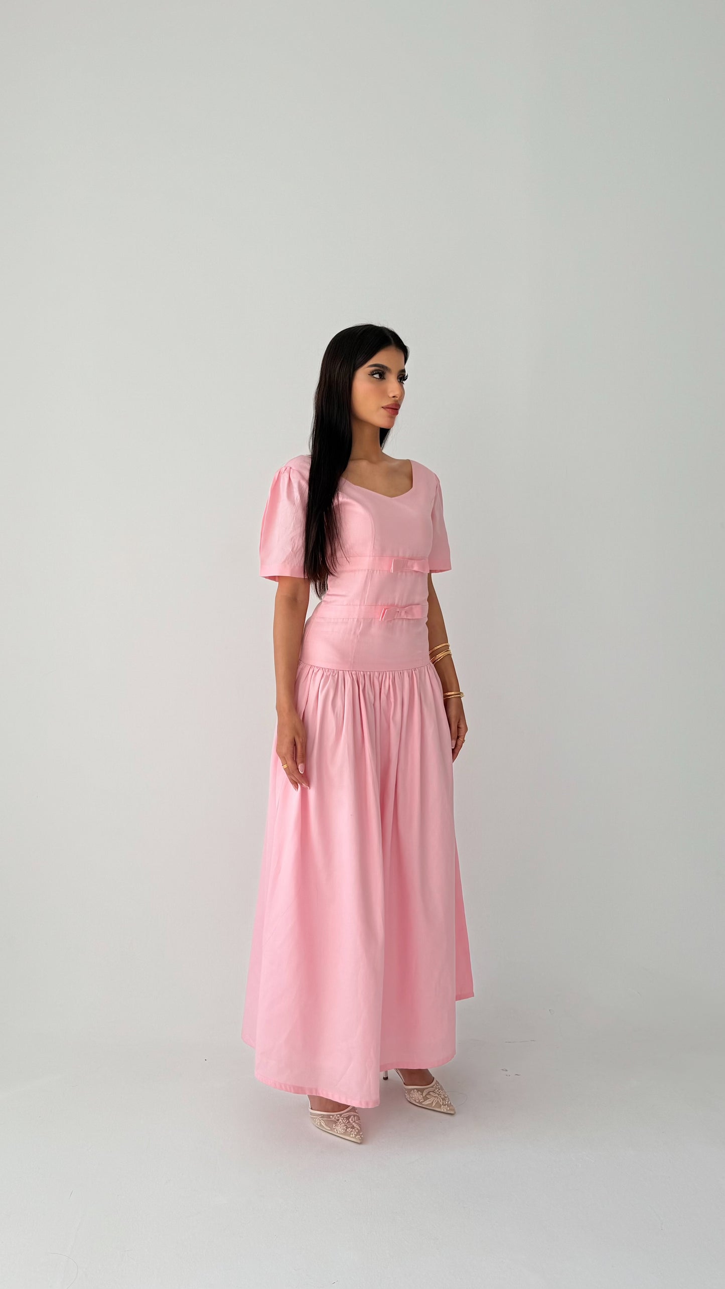 Soft pink dress