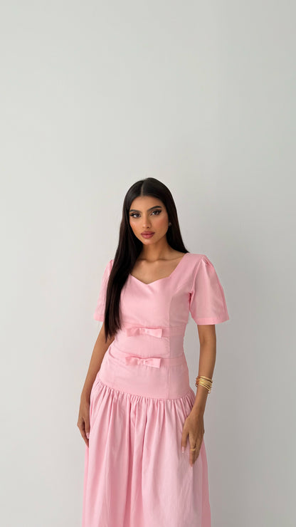 Soft pink dress