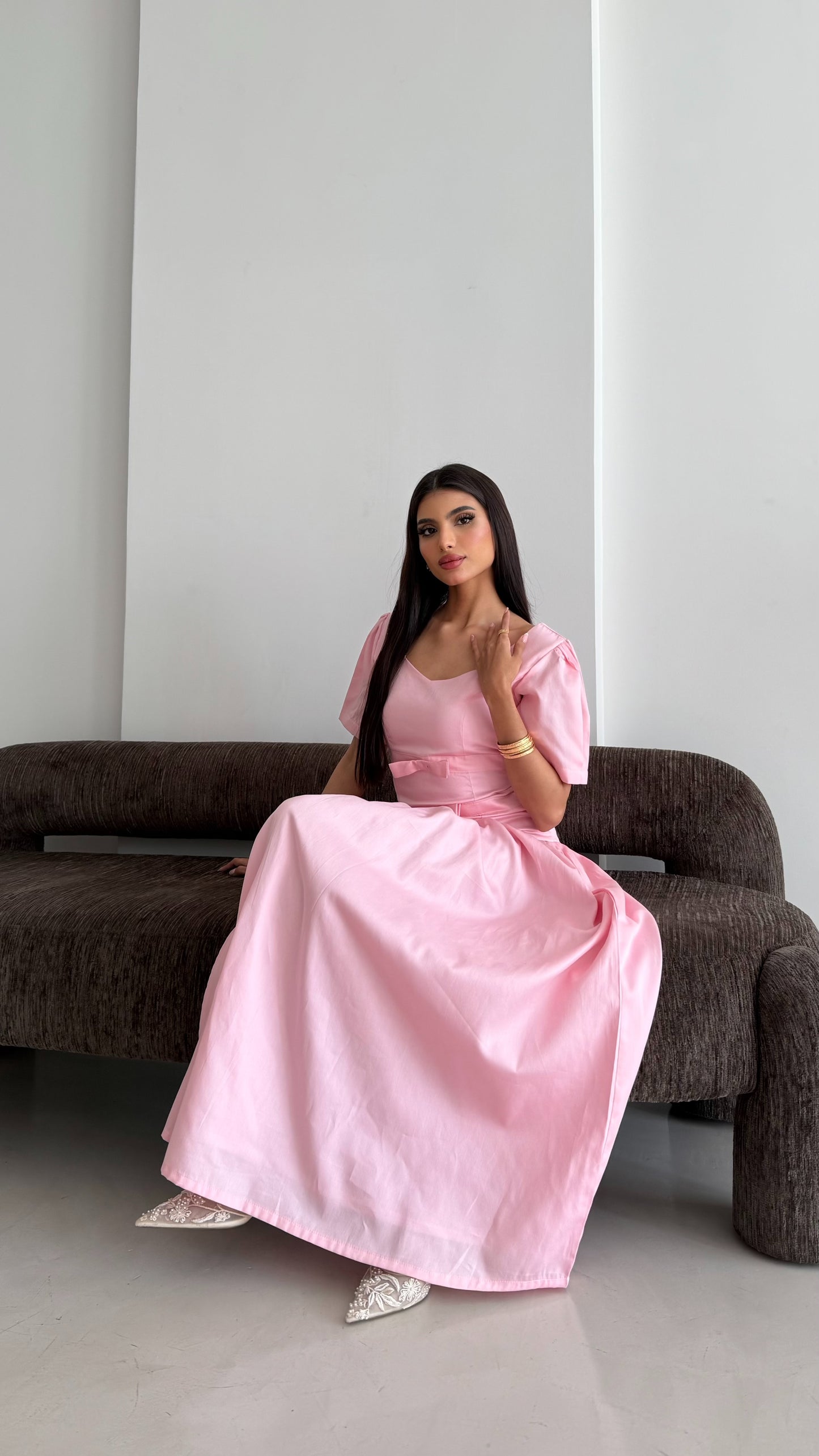 Soft pink dress