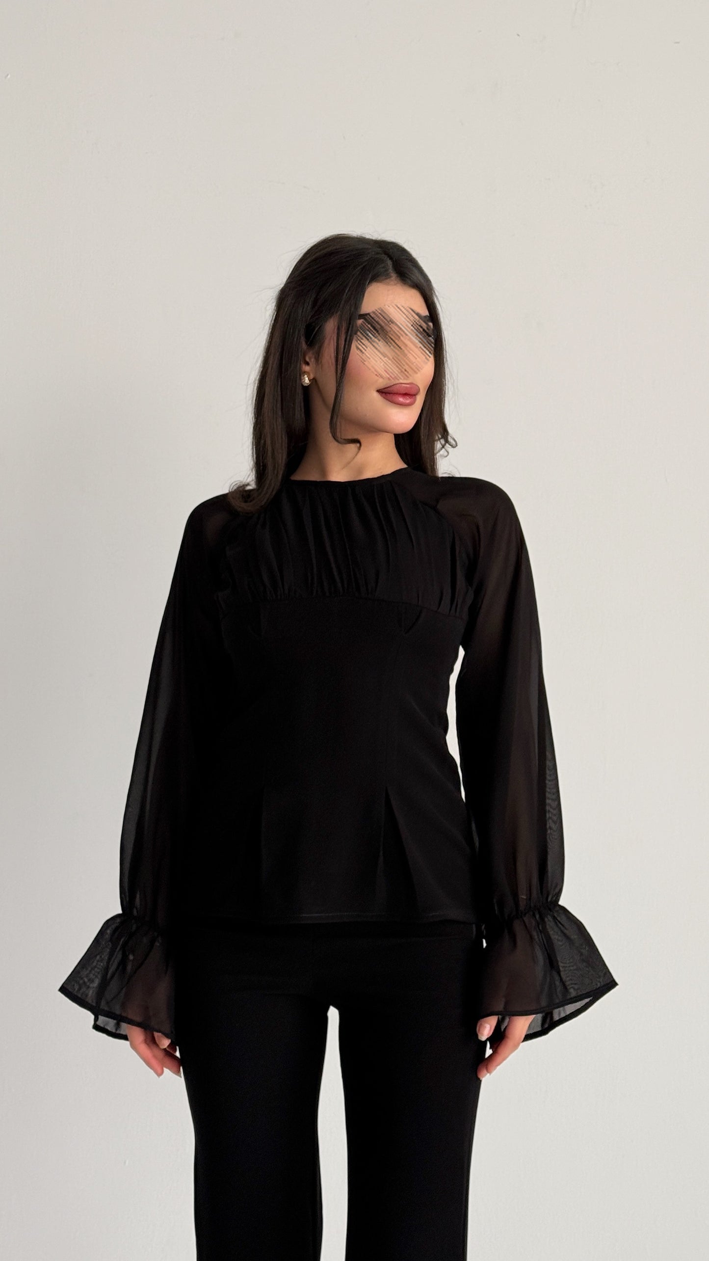 Feminine Chiffon Suit