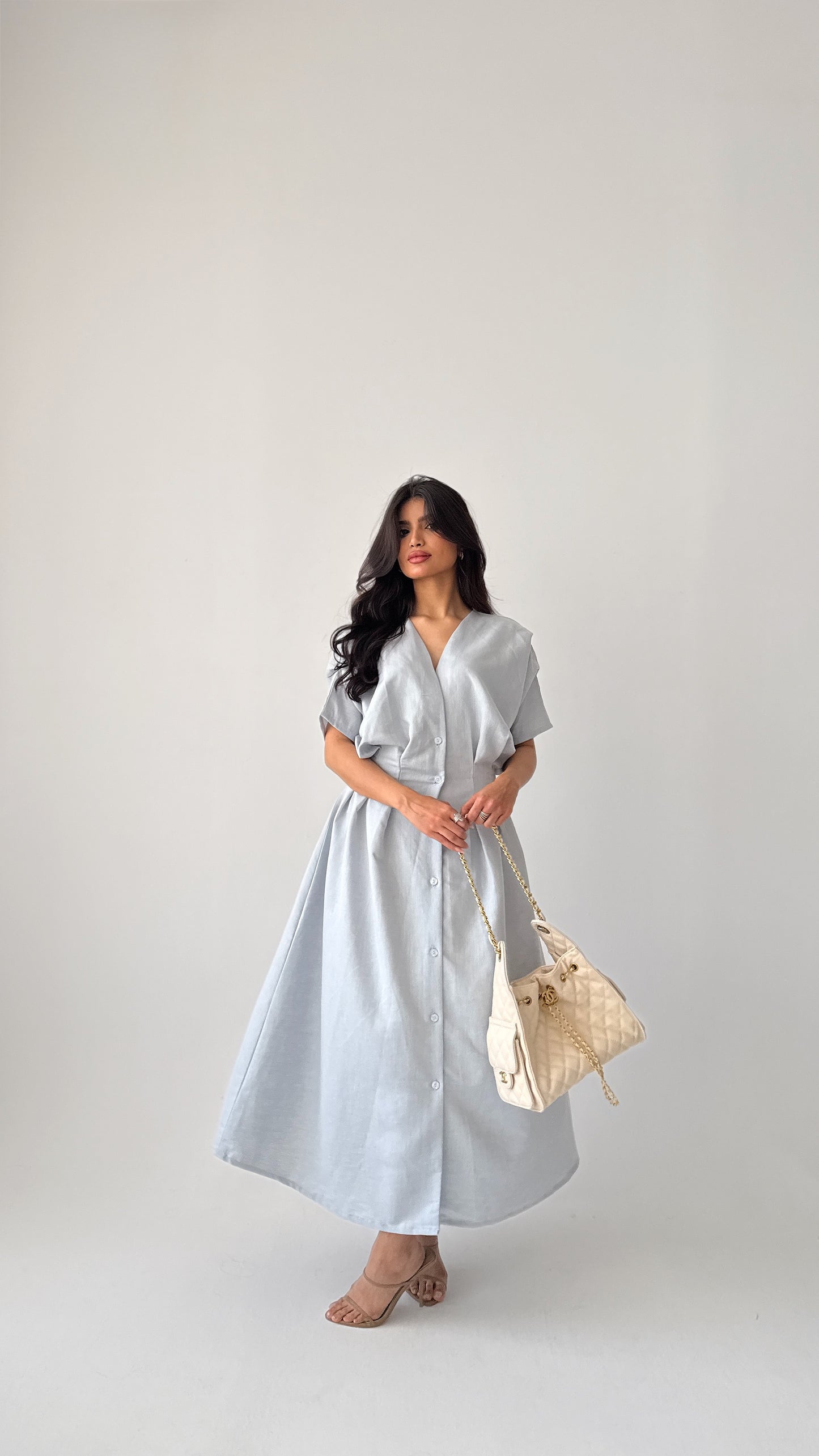Turkish linen cloud dress