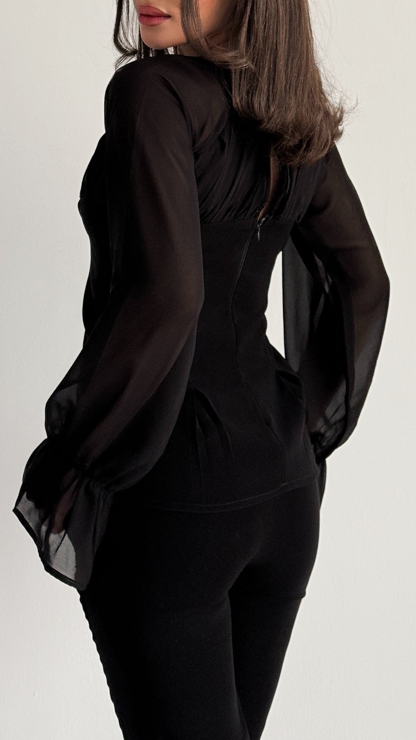 Feminine Chiffon Suit