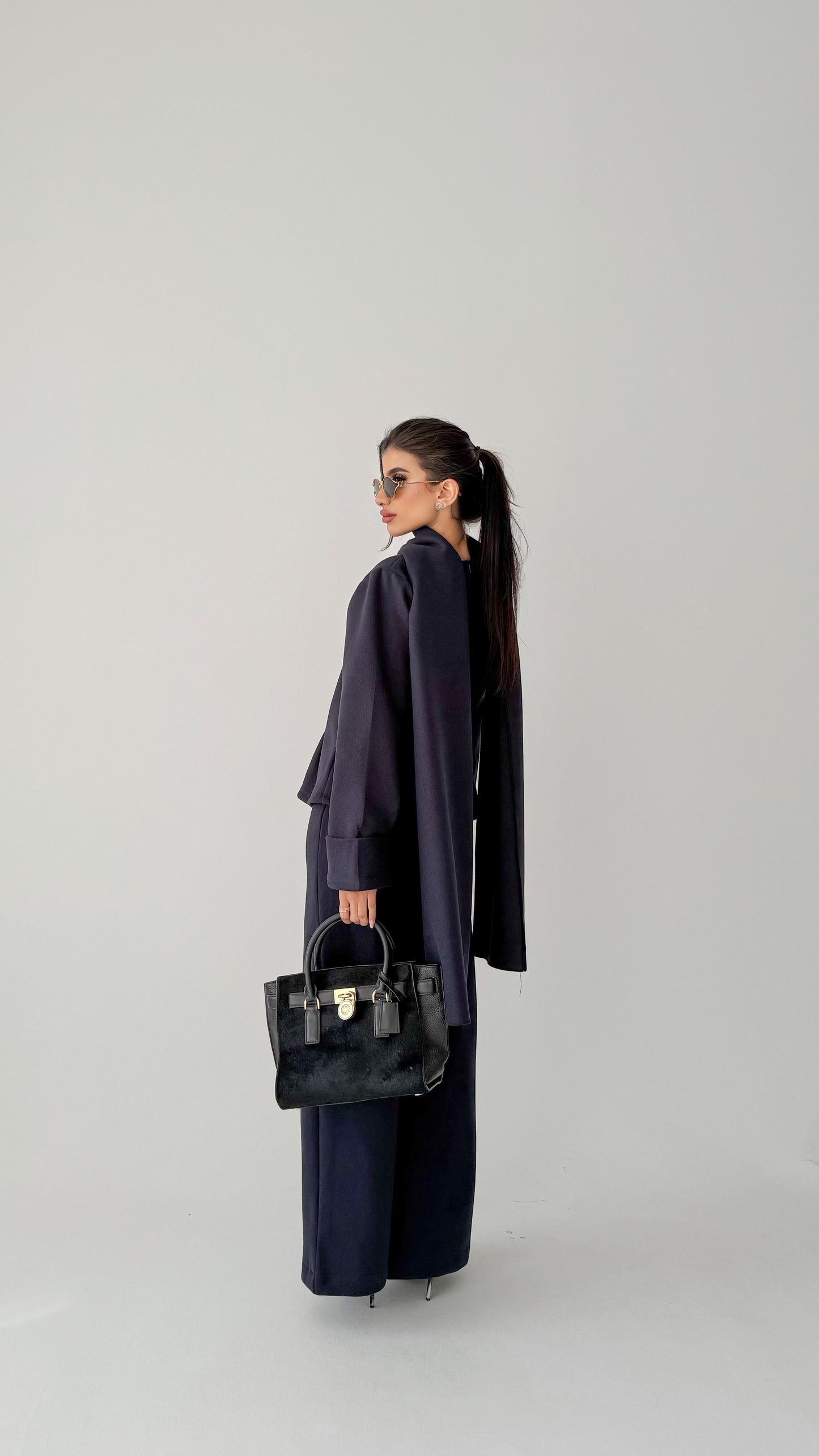 Luxurious women's winter felt set