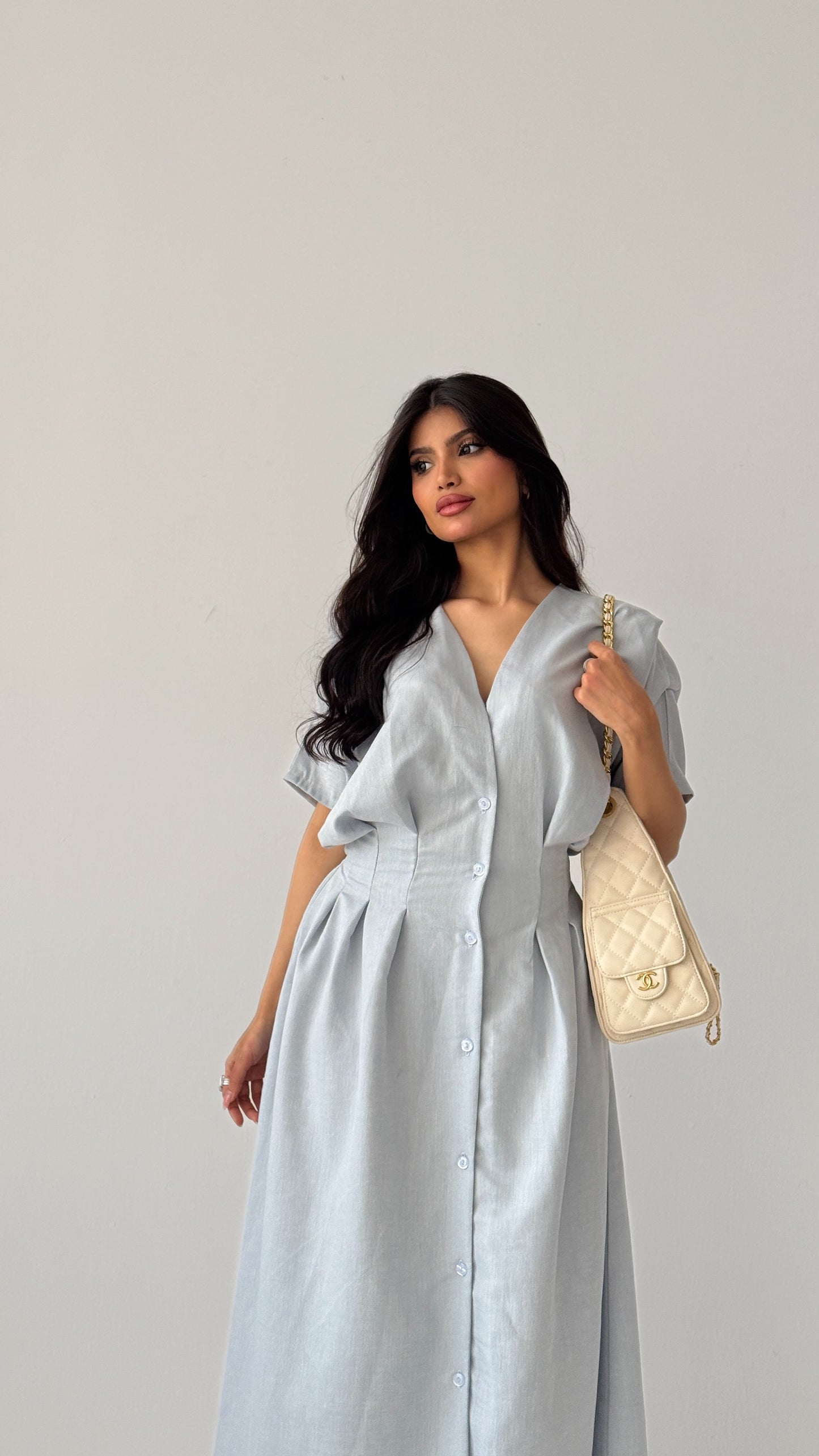 Turkish linen cloud dress