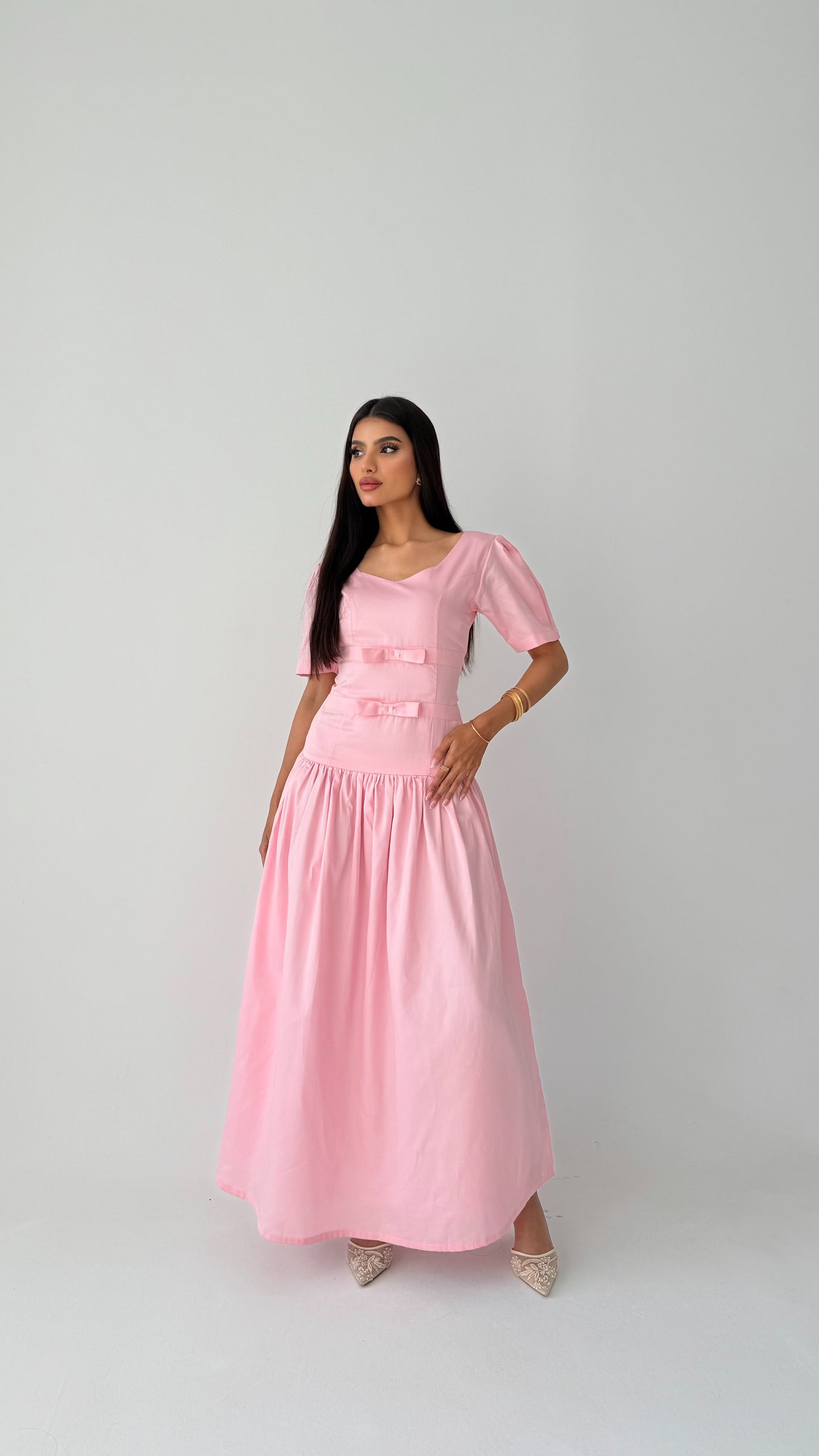 Soft pink dress