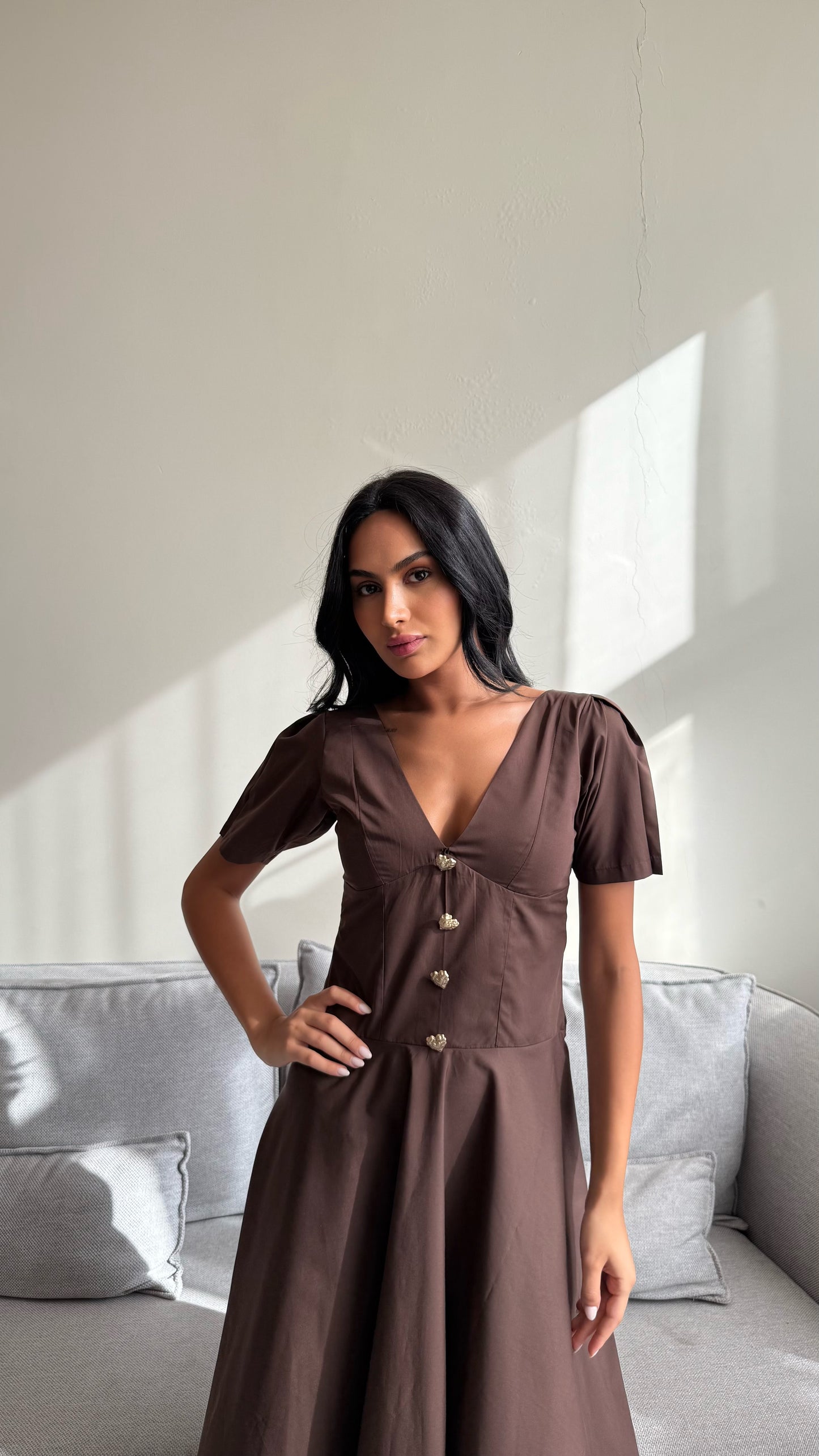 Brown dress
