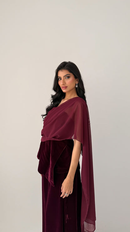 Burgundy set