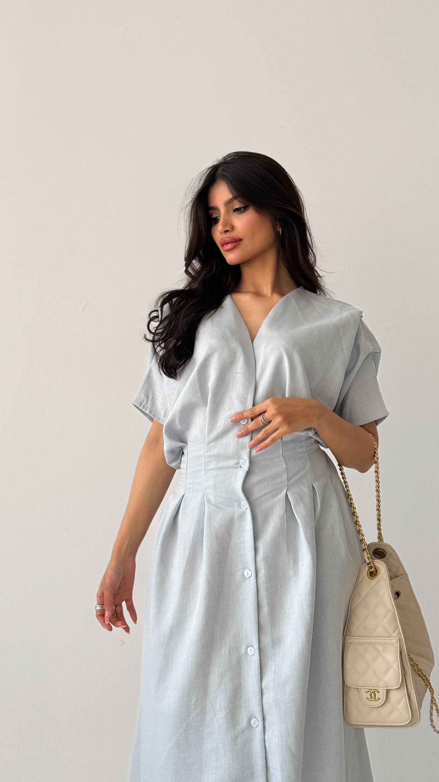 Turkish linen cloud dress