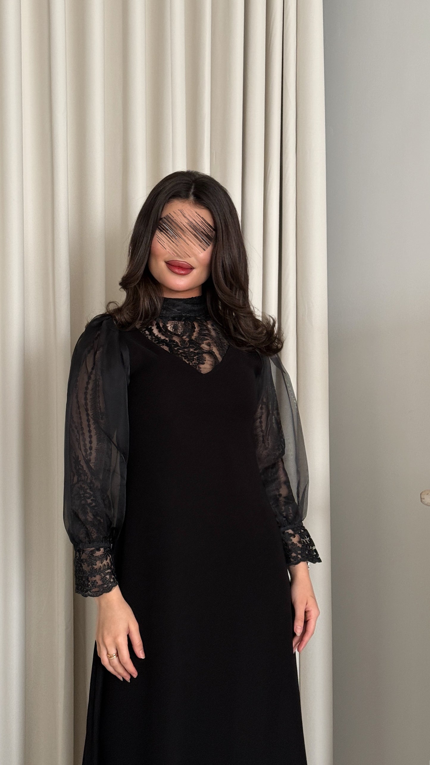 Summer black dress