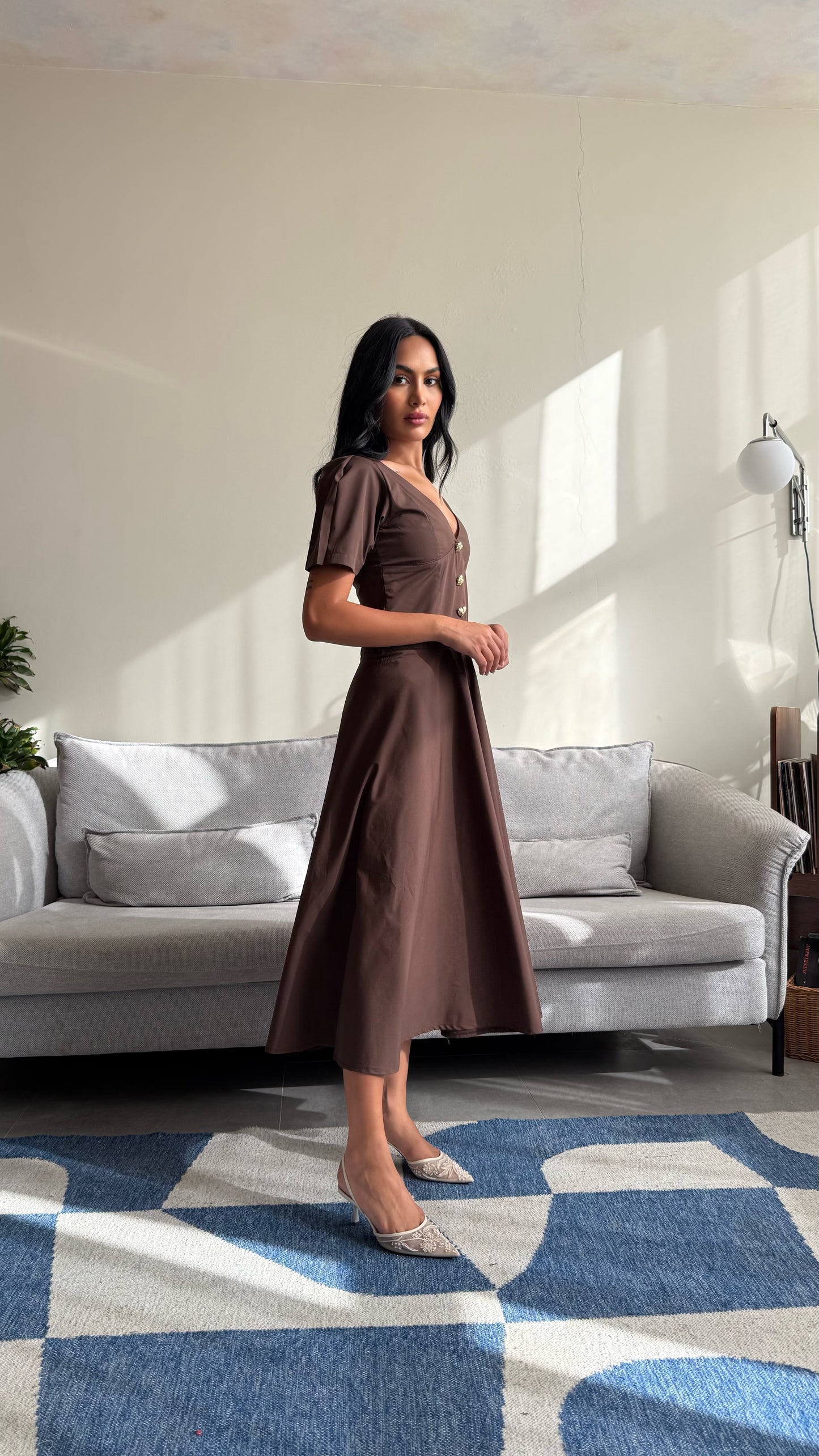 Brown dress