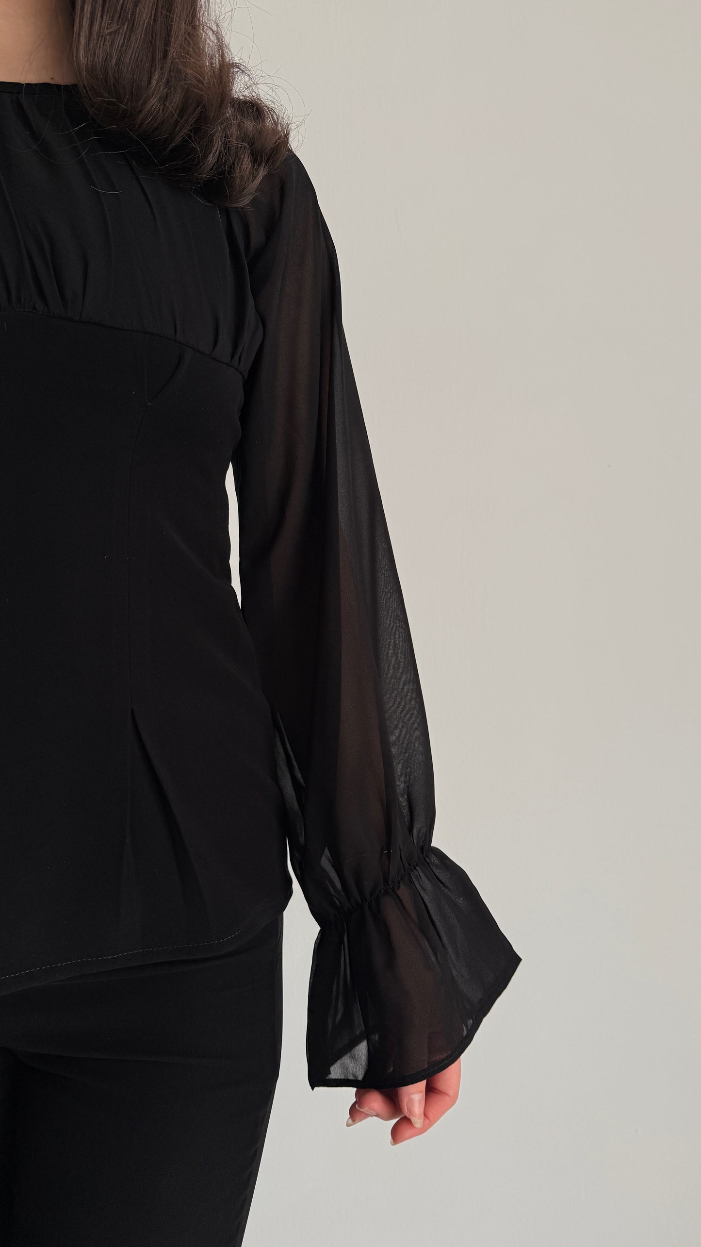 Feminine Chiffon Suit